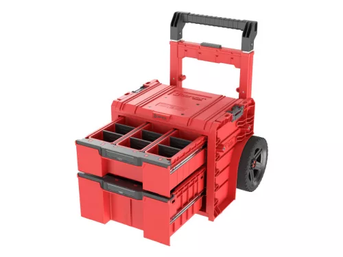 QBRICK SYSTEM PRO 2.0 Gurulós szerszámosláda Fiókos 2 Red Ultra HD