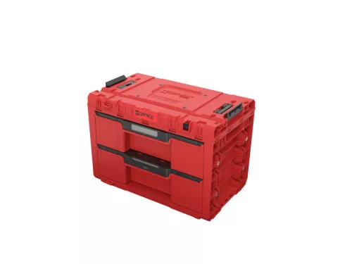 QBRICK SYSTEM PRIME 2 Fiókos szerszámosláda Red Ultra HD