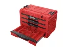 QBRICK SYSTEM PRIME 4 Fiókos szerszámosláda Red Ultra HD
