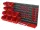QBRICK REGULAR Fali tárolórendszer 35 részes