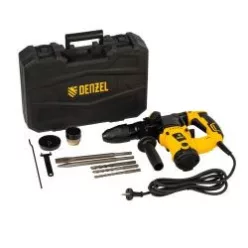   DENZEL 1250W, 5J, fúrókalapácsszett, SDS-plus, RHV-1250-30