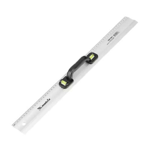 MTX 600mm asztalos szintvonalzó, műanyag fogantyú, 2 libella, ALU
