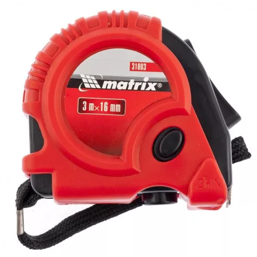 MTX 3mx16mm mérőszalag autostop gumírozott CE