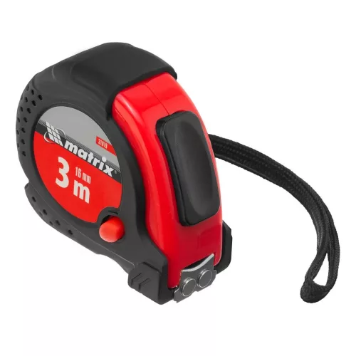 MTX 3m 16mm mérőszalag gumírozott ABS, mágneses rögzítés CE