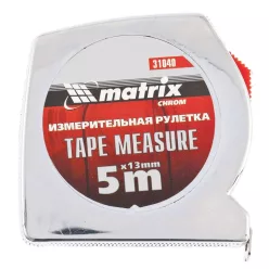 MTX 5mx13mm CHROME mérőszalag kétoldalas