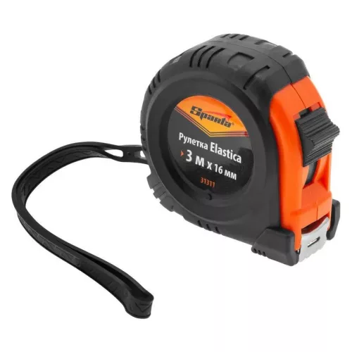 SPARTA 3mx16mm ELASTICA mérőszalag gumírozott