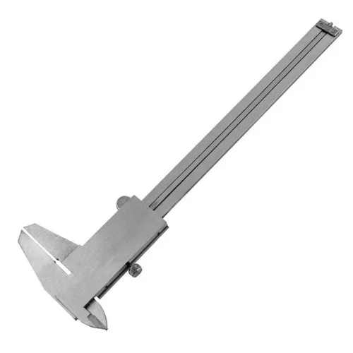 MTX Tolómérő, 300 mm, 0,02 mm-es beosztás, fém, mélységmérővel