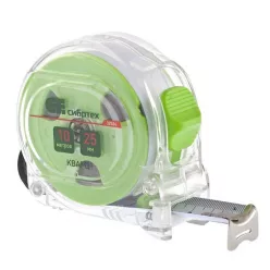 SIBTREH 10m x 25mm mérőszalag quartz átlátszó test