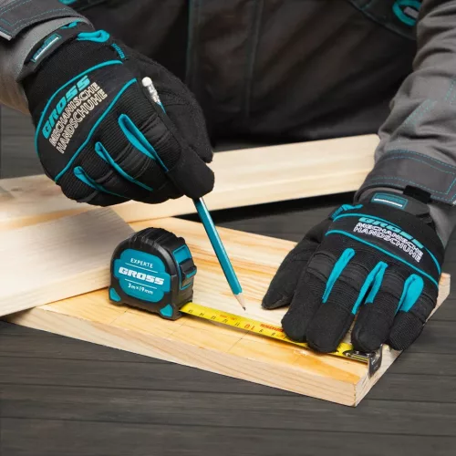 GROSS 3 mx19 mm mérőszalag Experte, kétkomponensű burkolat, mágnes, kétoldalas Professional