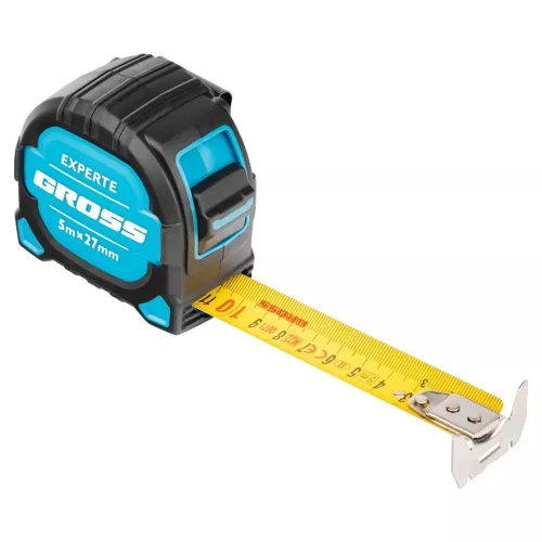 GROSS 5 m x 27 mm mérőszalag Experte, kétkomponensű burkolat, mágnes, kétoldalas Professional