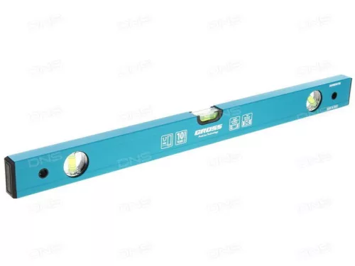 GROSS 600mm alumínium vízmérték megerősített 3 libella