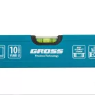 GROSS Alumínium vízmérték 1800mm megerősített 3 libella