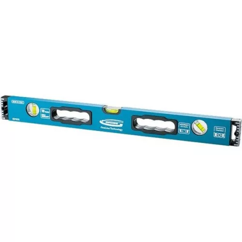 GROSS 1000mm professional alumínium vízmérték megerősített, ütésálló recézett