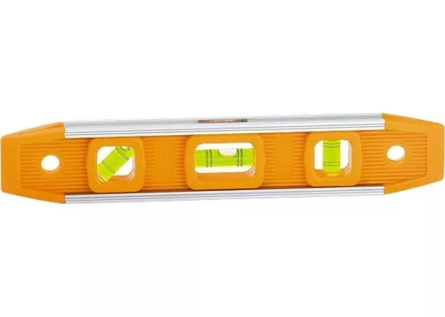 SPARTA 230mm mágneses műanyag vízmérték 3 libella Torpedo