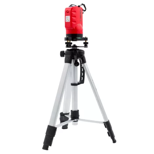 MTX Önszintező lézeres szintező, 1150 mm-es állvány, műanyag kofferben, 