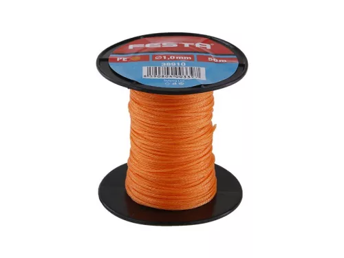 FESTA Kőműves zsinór 50 fm x 1,0 mm narancssárga