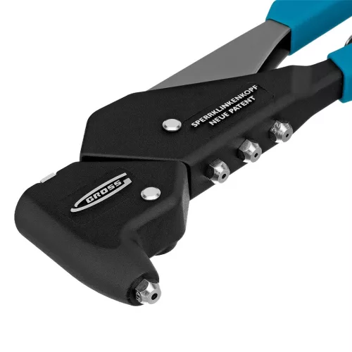 GROSS 2,4-4,8 popszegecs húzó fogó, forgatható fej, PROFESSIONAL