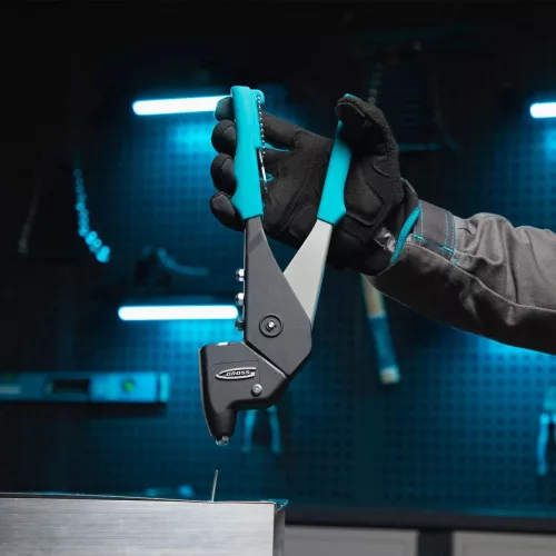 GROSS 2,4-4,8 popszegecs húzó fogó, forgatható fej, PROFESSIONAL