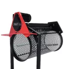 Scheppach RS 400 elektromos rostagép (dobrosta) 360 W, 3 m³/óra, 20/10 mm rostával
