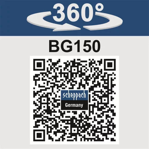 Scheppach BG 150 kettős köszörű 370 W, 150 mm, K36 és K60 koronggal, indukciós motorral