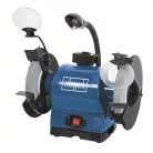 Scheppach BG 200 kettős köszörű 550 W, 200 mm, K36 és K60 koronggal, indukciós motorral