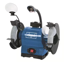   Scheppach BG 200 kettős köszörű 550 W, 200 mm, K36 és K60 koronggal, indukciós motorral
