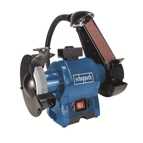 Scheppach BGS 700 kombinált csiszológép 370 W – köszörűkorong és 686x50 mm csiszolószalag