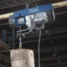 Scheppach HRS 400 elektromos drótköteles csörlő 400 kg, 780 W, 12 m emelés csigával