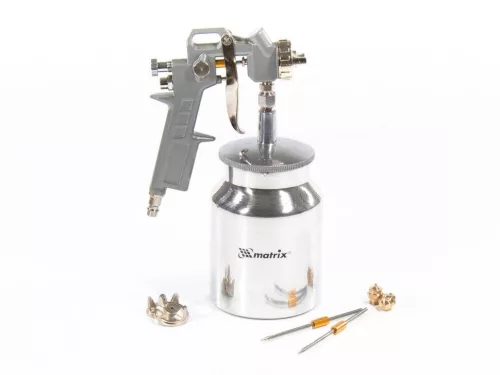 MTX V 1.0L Festékszóró 1.2- 1.5-1.8mm fúvóka, alsó tartály