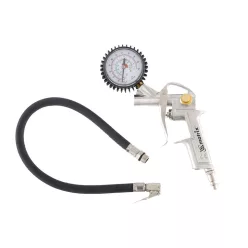   MTX kerékfúvató pisztoly órával tömlővel kompresszorhoz