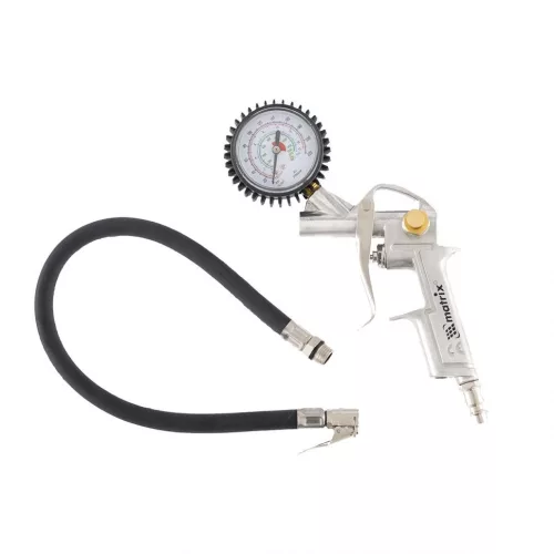 MTX kerékfúvató pisztoly órával tömlővel kompresszorhoz