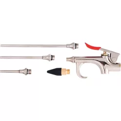 MTX levegő fúvató pisztoly szett 4db fejjel