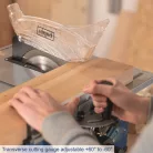 Scheppach HS 80 asztali körfűrész 1200 W, 210 mm, 48 mm vágásmélység, bővíthető asztallal