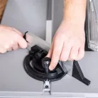 Scheppach HS 105 asztali körfűrész 2000 W, 254 mm, 90 mm vágásmélység, asztaltoldattal