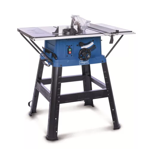 Scheppach HS 254 asztali körfűrész 2200 W, 254 mm, 85 mm vágás + ajándék 48 fogú lap