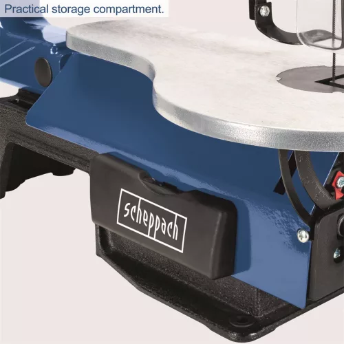 Scheppach SD 1600 V asztali dekopírfűrész 120 W, 406 mm kinyúlás, 0–45° dönthető asztal
