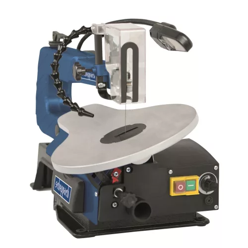 Scheppach SD 1600 V asztali dekopírfűrész 120 W, 406 mm kinyúlás, 0–45° dönthető asztal