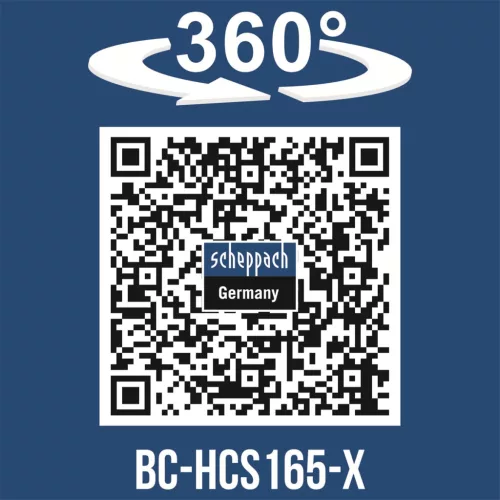 Scheppach BC-HCS165-X akkus körfűrész 20 V, 165 mm, 55 mm vágás, szénkefe nélküli