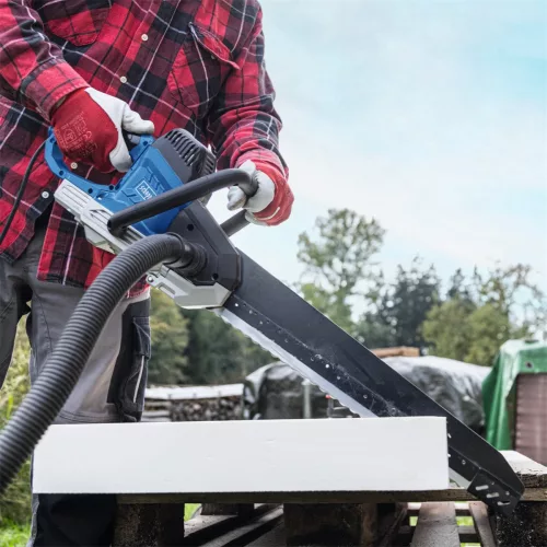 Scheppach AZE 430 aligátorfűrész (orrfűrész) 1500 W, 430 mm vágáshossz, építőanyaghoz