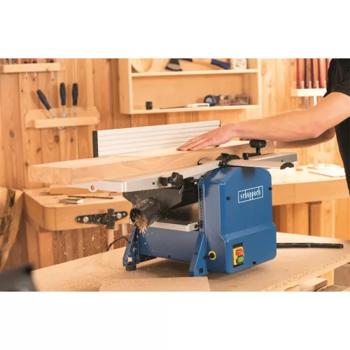 Scheppach HMS 1070 gyalu- és vastagológép 1500 W, 254 mm, 120 mm magasságig, 26 kg