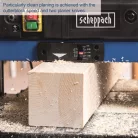 Scheppach PLM 1800 asztali vastagoló gyalugép 1500 W, 330 mm szélesség, 152 mm magasság