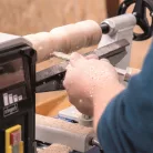 Scheppach DM 500 T faeszterga 500 mm csúcstávolság, 350 mm átmérő, 4 fokozat, indukciós