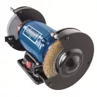 Scheppach SM 150 LB kettős csiszoló 400 W, 150 mm korong és acélkefe, LED-világítással