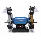 Scheppach SM 200 LB kéttárcsás csiszoló 500 W, csiszolókorong és acélkefe, LED-világítással