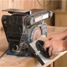 Scheppach BTS 900 asztali szalag- és tárcsás csiszoló 370 W, 150 mm korong, 100x915 szalag