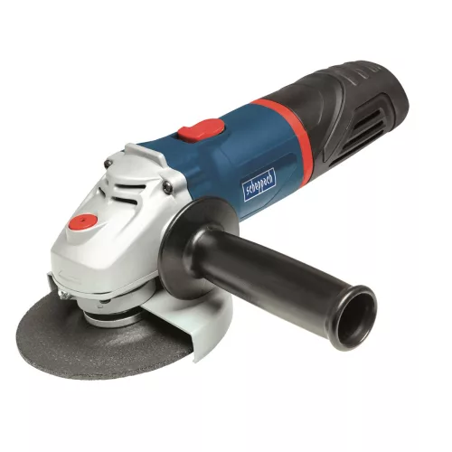Scheppach AG 600 sarokcsiszoló 600 W, 115 mm, könnyű, fém hajtóművel és kofferrel