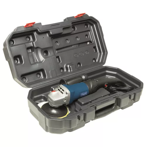 Scheppach PM 600 elektromos polírozógép 600 W, 125 mm, 1200–5000 1/perc, kofferrel