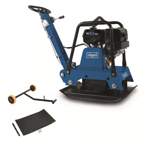 Scheppach HP 3000s kétirányú lapvibrátor 162 kg, 30,5 kN, 50 cm tömörítési mélység, 9 LE