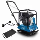 Scheppach HP 1200s lapvibrátor 60 kg, 196 cm³ Loncin motor, 15 000 N, gumitalppal