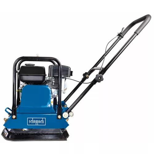 Scheppach HP 1200s lapvibrátor 60 kg, 196 cm³ Loncin motor, 15 000 N, gumitalppal